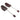 Elastic Wooden Dark Brown Shoe Tree 1 Pair - Tiegent