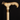 Wooden Ram Walking Stick - Elegant Design Cane for Support and Style - Tiegent