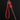 Red Universal Cane Wrist Strap - Walking Stick Leash Holder for Enhanced Stability - Tiegent