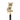 24K Gold Plated Handmade Walking Cane with Owl Design  Swarovski Crystals - Tiegent