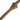 Beige Whimsical Designer Umbrella with Boar Handle - Tiegent