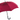 Large Red Striped Umbrella with Elegant Leather Handle - Tiegent