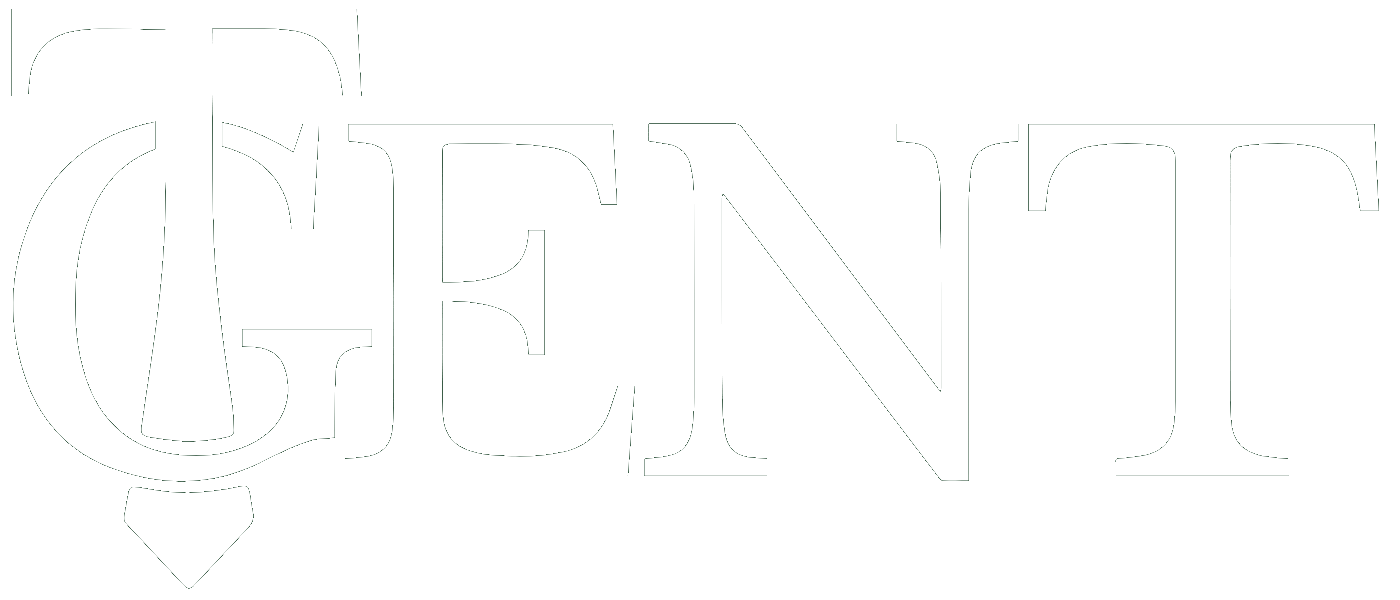 Logo with 'GENT' text on a green background