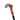 Gold Plated Cobra Walking Cane with Hand Enamelled Design - Tiegent