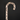 24K Gold-Plated Walking Cane – Leather Handle Detail - Tiegent