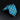 Silk Tie for Men – Elegant Blue & Turquoise Geometric Print - Tiegent