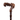 Ergonomic Handle Folding Cane – Antique Elephant Style - Tiegent