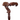 Ergonomic Handle Folding Cane with Fashionable Lion Design - Tiegent