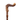 Unique Folding Wooden Cane – Santa Claus Hand-Carved Design - Tiegent