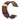 Rose Gold Buckle Calfskin Leather Watch Strap - Tiegent