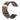Rose Gold Buckle Calfskin Leather Watch Strap - Tiegent