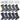 High Cotton Argyle Black Business Socks Set - Tiegent
