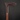 Dark Brown Leather Walking Stick – Elegant Wooden Handle - Tiegent